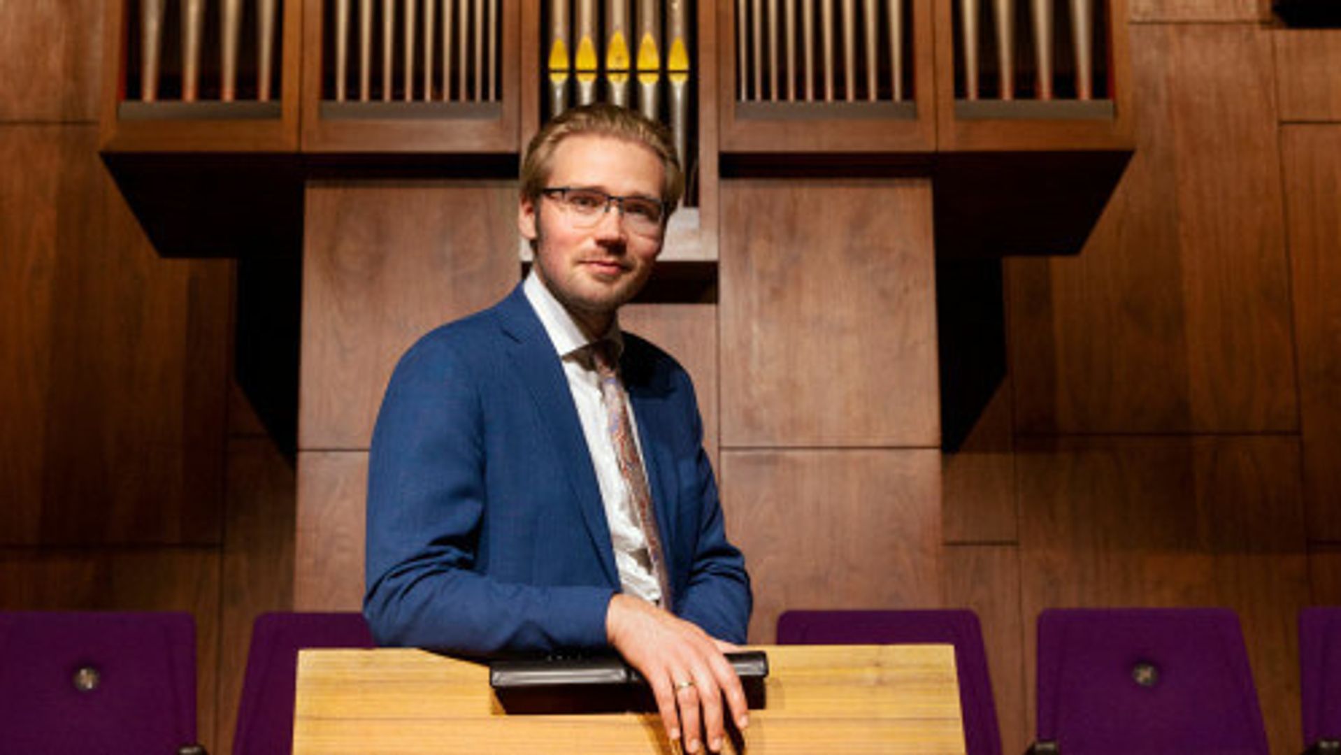 Organist Adriaan Hoek