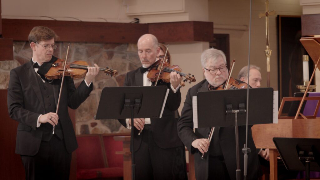 Violin Section at Arizona Bach Festival