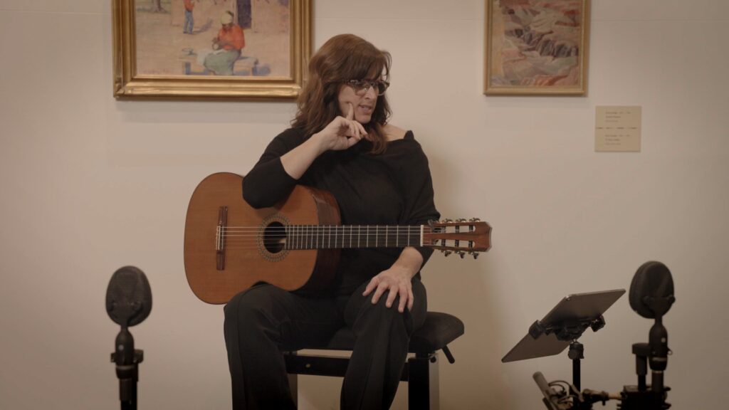 Martha Masters Guitar Recital at Museum of the West in Scottsdale - MEDIUM SHOT