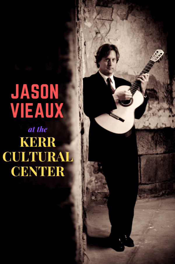 Live Recording for Classical Guitarist Jason Vieaux at the Kerr Cultural Center