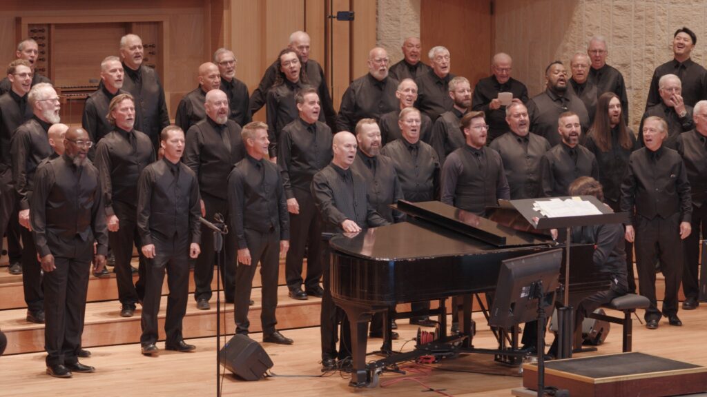 Recording male chorus and piano at Vault Classical